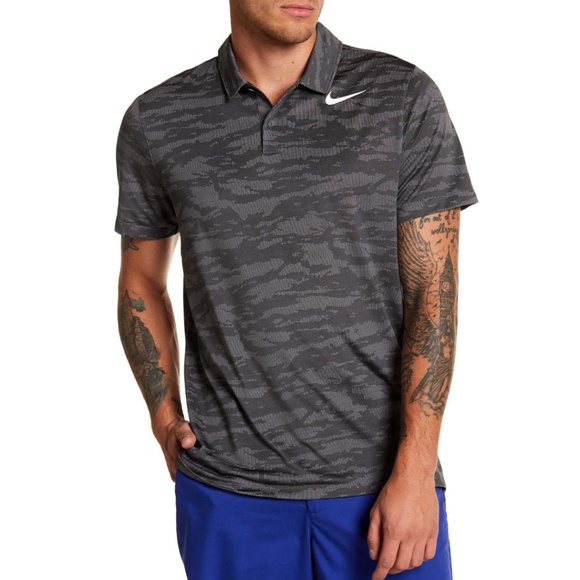 Nike Other - Nike Golf Dri-Fit Waves Jacquard Polo Shirt